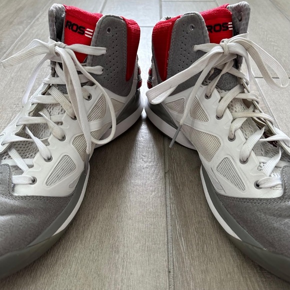Adidas Adizero Rose 2.5 ‘Aluminum’ Grey Red White D Rose G48836 Men Size 13 RARE main image 16